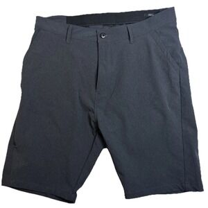 KENNETH COLE Stretch Performance Shorts Men Size 34 Gray Security Pocket (390)